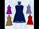 textures for kassia V4 short dress