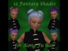 12 Fantasy Shades for A3 Kong Fu Hair