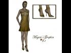 Magick's Brown Dress With Matching Shoes