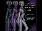 Drow Skin Shaders for Sara