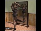 Standing mirror
