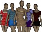 textures for free V4 short Dress