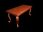 Simple Cherry Wood Coffee Table