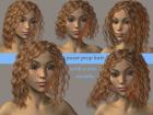 wavy-tresses hair prop for poser