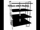 H Rack with 4 Shelves