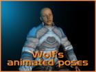 Wolf's animated pose for V4