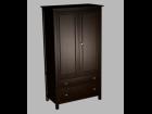 Black Wood Closet for 3d Max 9, 3DS and OBJ