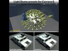 Light Dome presets for Carrara 6