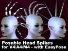Posable Head Spikes V4 A4 M4 With Easypose