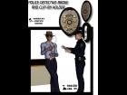 Police Detective Badge and Clip-On Holder