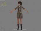 Girl 3d model,with textures.