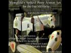 Mongloid`s Spiked Pony Armor set for Daz Mil Horse