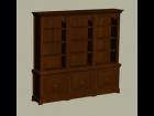 Bookcase Alfa for 3d max 9, 3DS and OBJ