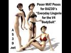 Poser MAT Poses for DAZ3D's Everyday Lingerie