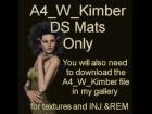DS mats for A4 Kimber character