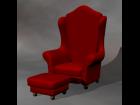 Wingchair and Footrest