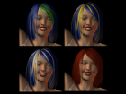 Hair Colours for 3D Universe' Ranger Hair