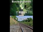 Paths and tracks Backgrounds