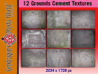 12 Grounds Cement Textures