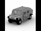 Modular Brick Humvee (for Poser)