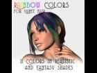 Rainbow Colors for Yanet Hair