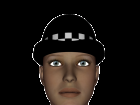 v4 british police hat no badge