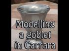 Modelling a goblet in Carrara