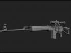 SVDS Russian Para Sniper Riffle low Poly model