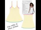 Miki 3 Mini Dress - Texturing Helper (PSD)