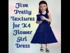 Textures for K4 Flower Girl Dress from Daz