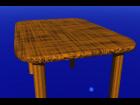 rustic cabin table
