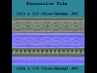 Decorative Trim - (2)Color & Normal Tile Textures