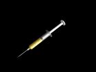 Hypodermic with content texture