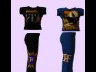Hammerfall edition of k4 sickle tee and jazz pants