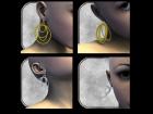 Multi-Ring Earrings