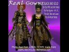 Real Gownz: Black and Gold