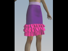 V4 Ruffled Skirt