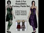 Goth 2 For Rose's Fantasy Pants