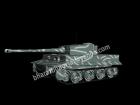 Tiger-I Battle Tank 3D Model in 3DS Max 2010