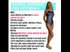 Red viper school swimsuit for V4