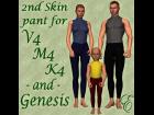 2nd-skin pants for DAZ's Mil 4's & Genesis