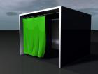 box with curtain (c4d)