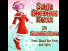 Santa One-piece Dress for Scampixie Pranx