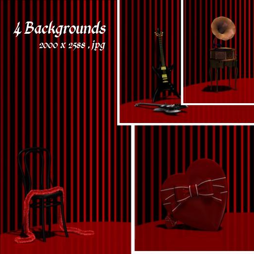 Backgrounds - red stripes