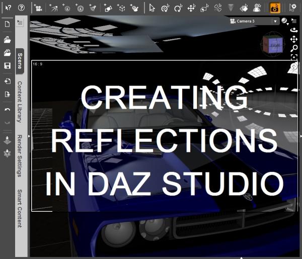 Creating Reflections in Daz Studio (video and pdf)