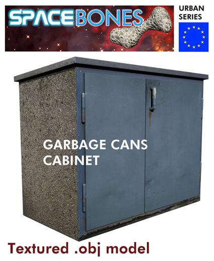 Garbage Cans Cabinet