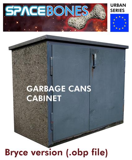 Garbage Cans Cabinet (Bryce version)