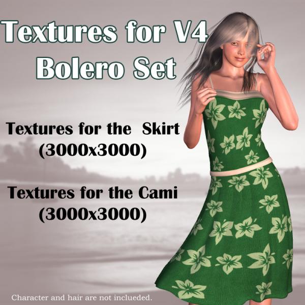 Textures for V4 Bolero Set 03