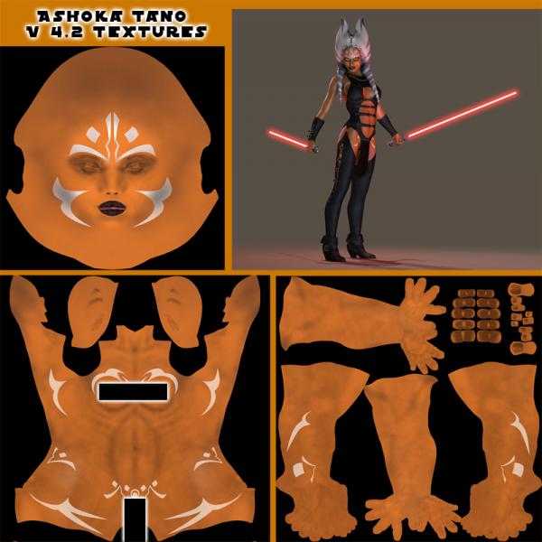 Ashoka Tano V4.2 Textures