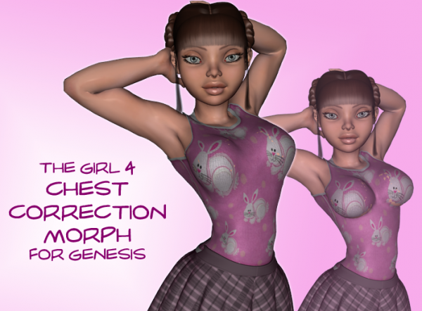 Genesis Chest Correction Morph for G4 Shape